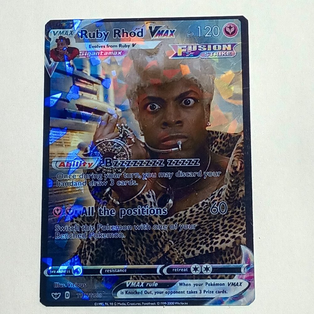 Ruby Rhod Fifth Element Pokemon Card